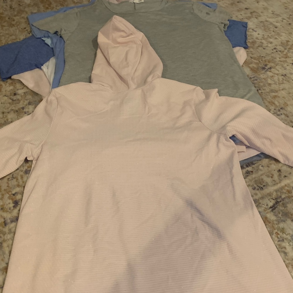 Girls Size 12 Pink Sparkly Long Sleeve Shirt (SALE)